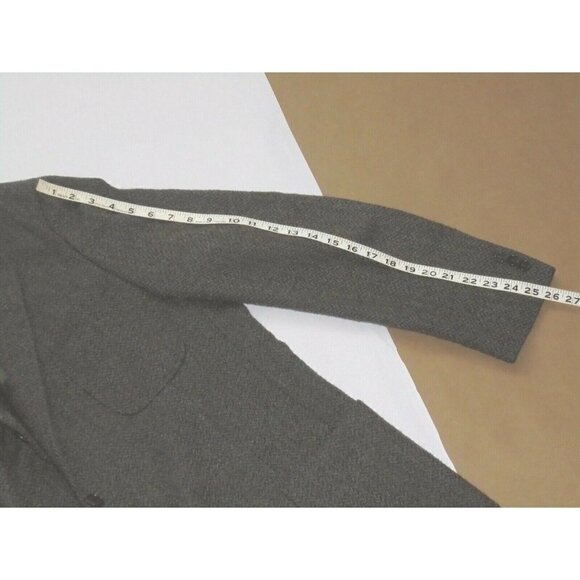 Men's Fabio Inghirami Virgin Wool 3 Button Coat Size 46 (Made in Italy) - Picture 7 of 9